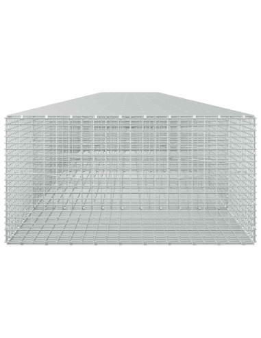 Gabione con Filo da 5 mm e Rete da 5x2,5 cm 1200x100x50 cm