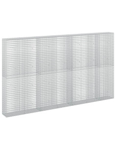 Gabione con Filo da 5 mm e Rete da 5x2,5 cm 350x30x200 cm 2