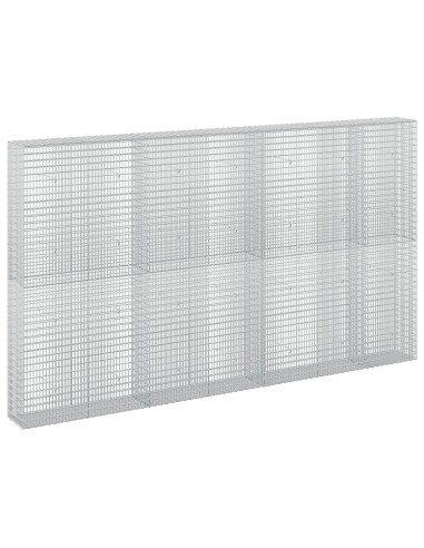 Gabione con Filo da 5 mm e Rete da 5x2,5 cm 350x30x200 cm
