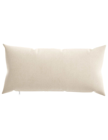 Federa 2 pz HEERLEN Crema 40 x 80 cm Tessuto Chenille