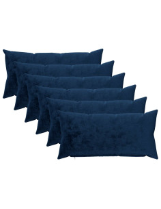 Federa 6 pz HEERLEN Blu navy 40 x 80 cm Flanella 2