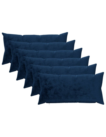 Federa 6 pz HEERLEN Blu navy 40 x 80 cm Flanella