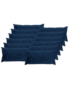 Federa 12 pz HEERLEN Blu navy 40 x 80 cm Flanella 2