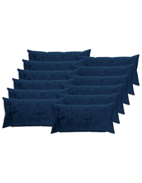 Federa 12 pz HEERLEN Blu navy 40 x 80 cm Flanella