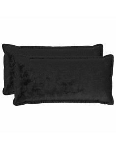 Federa 2 pz HOUTEN Nero 40 x 70 cm Flanella 2