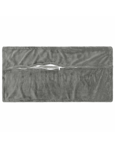 Federa 2 pz HOUTEN Grigio Scuro 40 x 70 cm Flanella