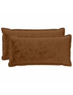 Federa 2 pz HOUTEN Marrone Chiaro 40 x 80 cm Flanella 2