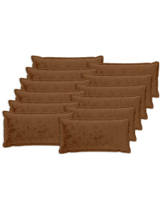 Federa 12 pz HOUTEN Marrone Chiaro 40 x 80 cm Flanella 2