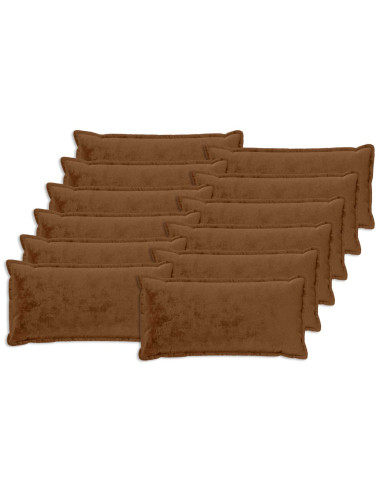 Federa 12 pz HOUTEN Marrone Chiaro 40 x 80 cm Flanella