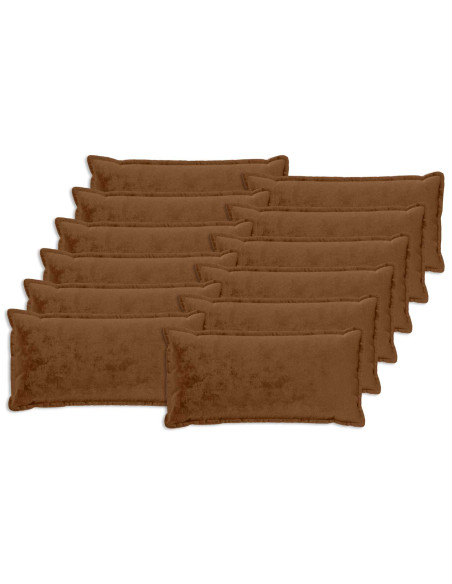 Federa 12 pz HOUTEN Marrone Chiaro 40 x 80 cm Flanella