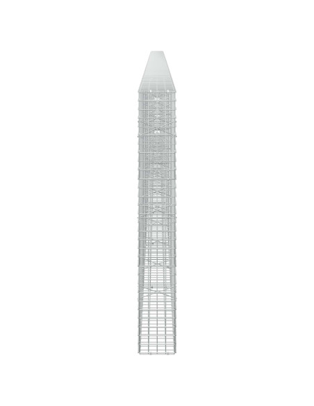 Gabione con filo da 5 mm e rete da 5x5 cm 800x20x150 cm