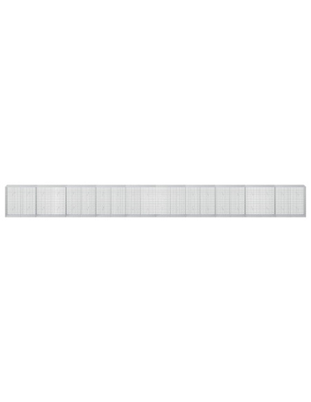 Gabione con filo da 5 mm e rete da 5x5 cm 1000x50x100 cm