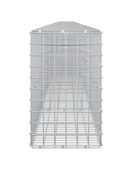 Gabione con filo da 5 mm e rete da 5x5 cm 900x30x50 cm