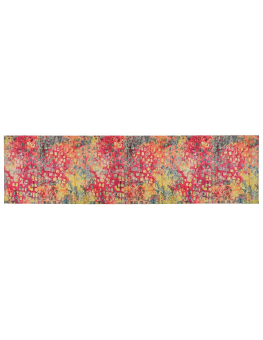 Tappeti per scale 15 pz 76 x 20 cm Multicolore Poliestere