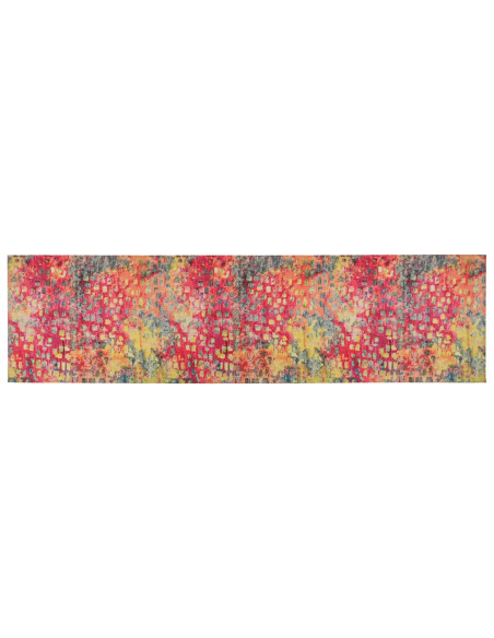 Tappeti per scale 15 pz 76 x 20 cm Multicolore Poliestere