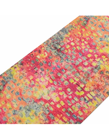 Tappeti per scale 15 pz 76 x 20 cm Multicolore Poliestere