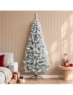 Albero di Natale artificiale 180 cm PVC e Acciaio