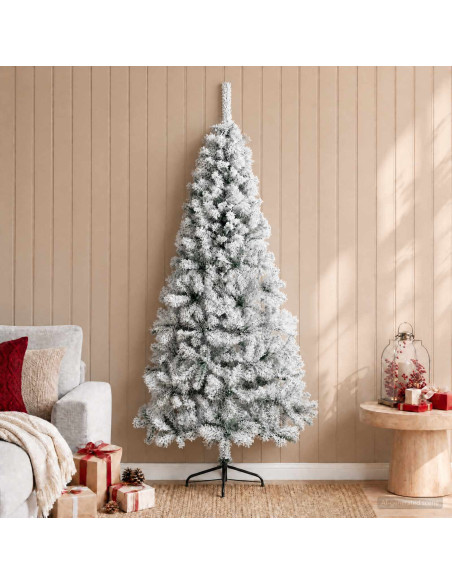 Albero di Natale artificiale 180 cm PVC e Acciaio