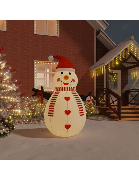Snowman Gonfiabile con LED 250 cm