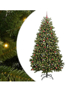 Albero di Natale artificiale Verde 270 cm PVC e Metallo