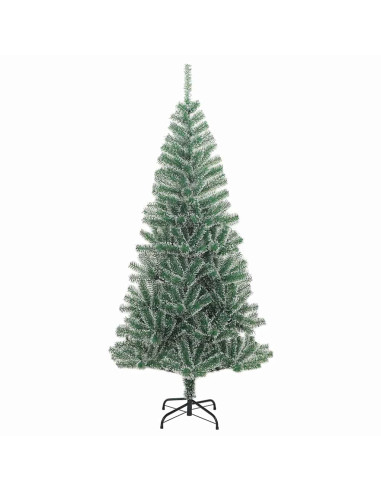 Albero di Natale Artificiale Imbiancato con Luci LED 180 cm