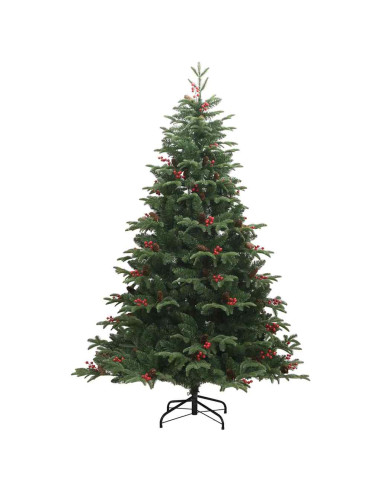 Albero di Natale artificiale con 300 LED Verde 240 cm