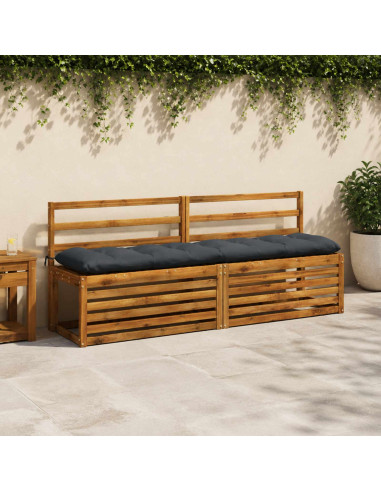 Cuscino per panchina VIANEN 100% Poliestere Blu Scuro