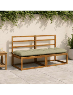 Cuscino per panchina VIANEN 100% Poliestere Verde chiaro