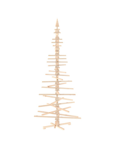 Albero di Natale in legno KOTKA 240 cm Legno Massello di Pino