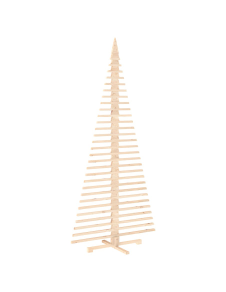 Albero di Natale in legno KOTKA 240 cm Legno Massello di Pino