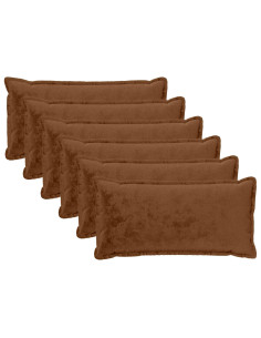 Federa 6 pz HOUTEN Marrone Chiaro 40 x 80 cm Flanella 2