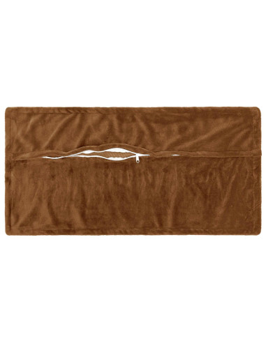Federa 6 pz HOUTEN Marrone Chiaro 40 x 80 cm Flanella