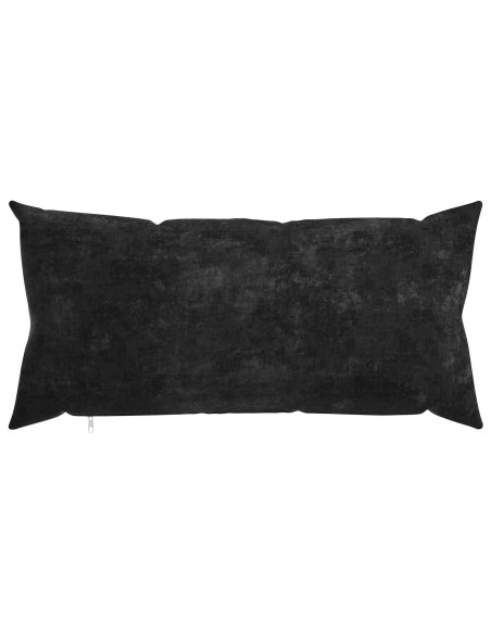 Federa 2 pz HEERLEN Antracite 40 x 80 cm Tessuto Chenille