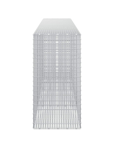 Gabione con Filo da 5 mm e Rete da 5x2,5 cm 350x50x100 cm