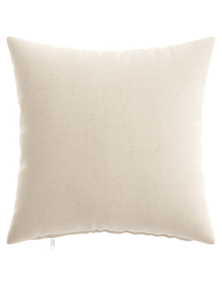 Federa 2 pz HEERLEN Crema 50 x 50 cm Tessuto Chenille