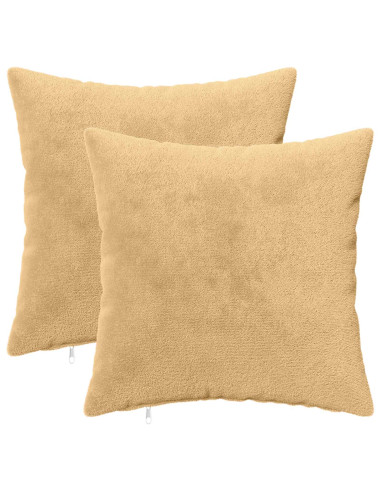 Federa 2 pz HEERLEN Tortora 50 x 50 cm Flanella