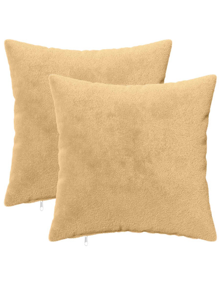 Federa 2 pz HEERLEN Tortora 50 x 50 cm Flanella