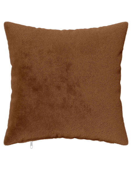 Federa 2 pz HEERLEN Marrone Chiaro 50 x 50 cm Flanella