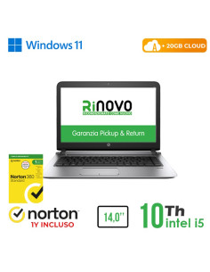 RINOVO NB HP REFURBISHED PROBOOK 440 G7 i5-10X00 DDR4 16GB SSD 256GB 14" W11P CLOUD20GB 1Y Warranty