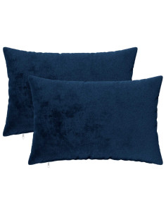 Federa 2 pz HEERLEN Blu navy 50 x 70 cm Flanella 2