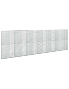 Gabione con filo da 3,5 mm e rete da 5x2,5 cm 650x20x200 cm 2