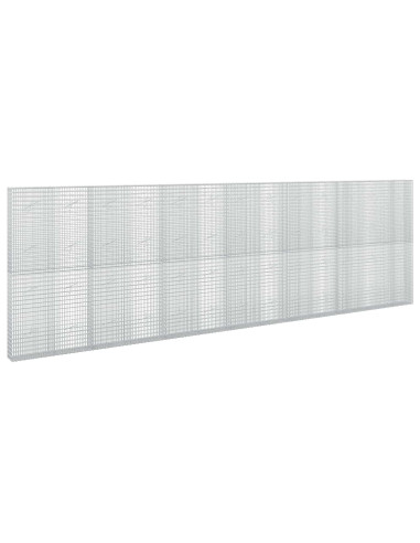 Gabione con filo da 3,5 mm e rete da 5x2,5 cm 650x20x200 cm