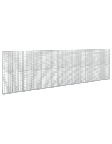 Gabione con filo da 3,5 mm e rete da 5x2,5 cm 700x20x200 cm
