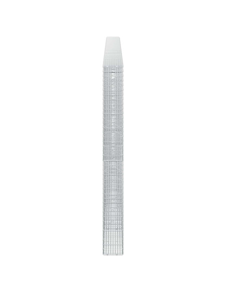 Gabione con filo da 3,5 mm e rete da 5x2,5 cm 550x20x200 cm