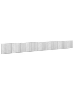 Gabione con filo da 3,5 mm e rete da 5x2,5 cm 950x20x100 cm 2