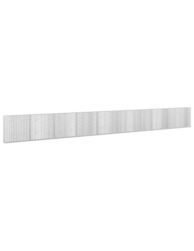 Gabione con filo da 3,5 mm e rete da 5x2,5 cm 950x20x100 cm
