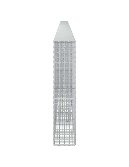 Gabione con filo da 3,5 mm e rete da 5x2,5 cm 950x20x100 cm