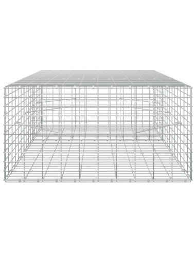 Gabione con Filo da 5 mm e Rete da 5x10 cm 150x100x50 cm