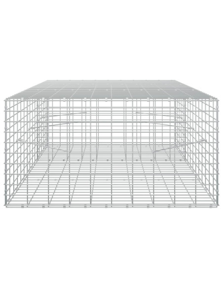 Gabione con Filo da 5 mm e Rete da 5x10 cm 150x100x50 cm