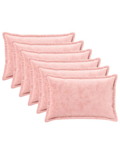Federa 6 pz HOUTEN Rosa 50 x 80 cm Flanella 2